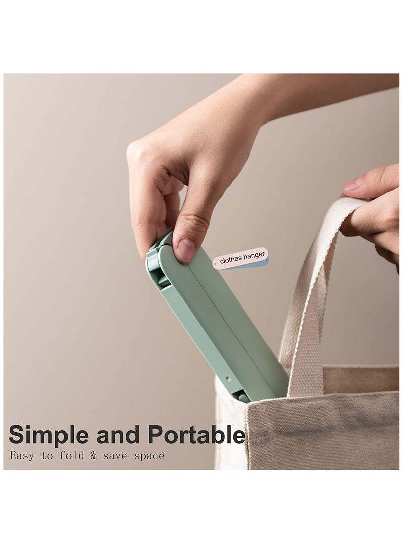 Foldable Coat Hangers Portable Travel Collapsible Hangers with Clips for Clothes and Coats 2 Pcs - Image 5